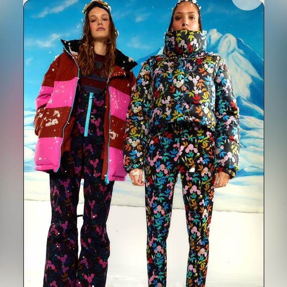 Rowley + Roxy Technical Snow Pants in Black Multifloral.NWT•Small - Picture 7 of 7